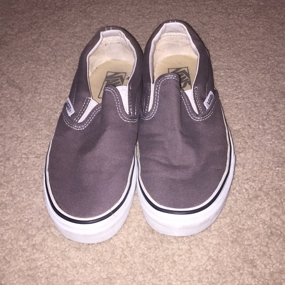 Gray Vans Slip-on shoe